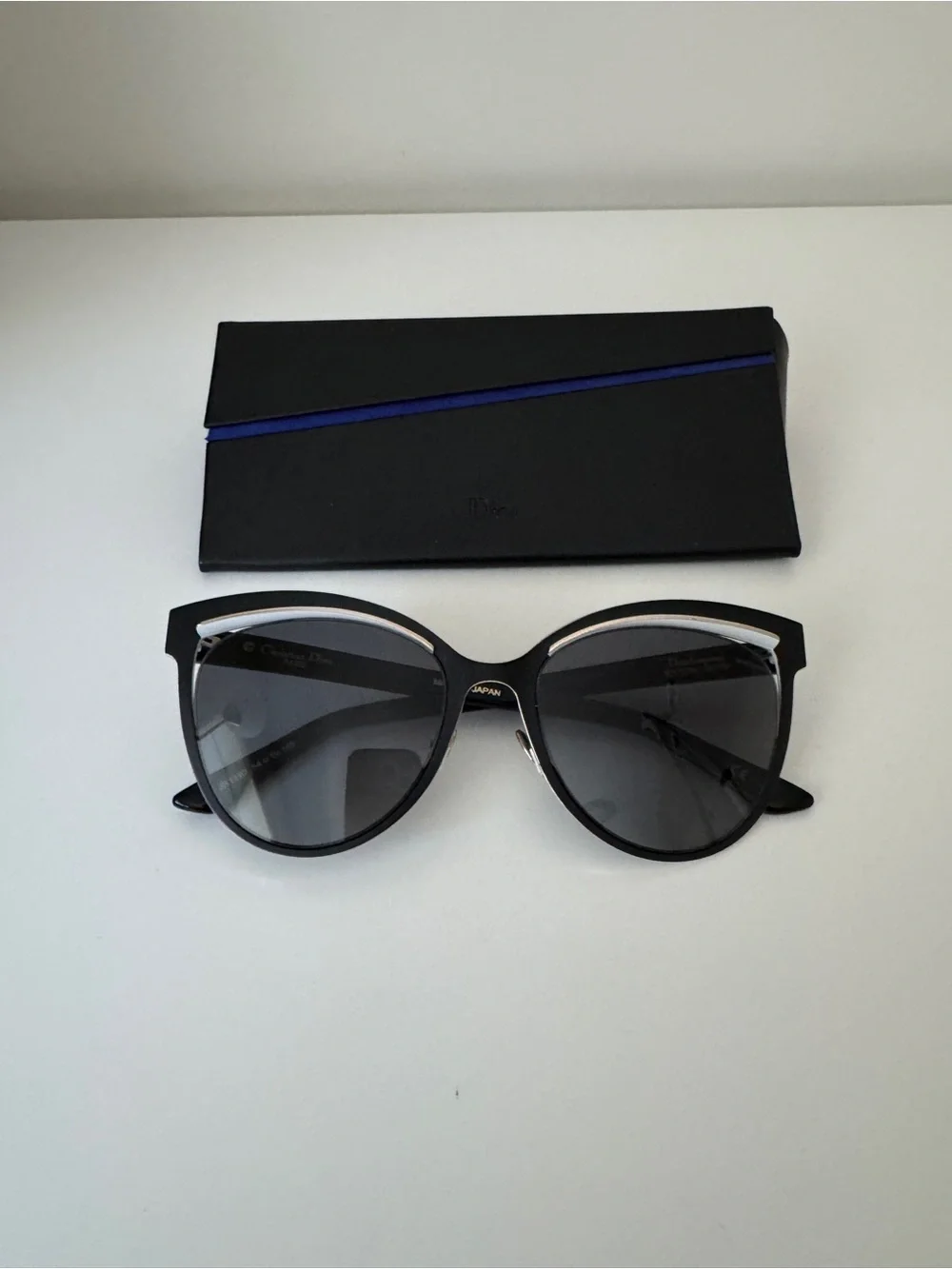 CHRISTIAN DIOR Limited Edition Black Acetate/Metal Sunglasses Authentic